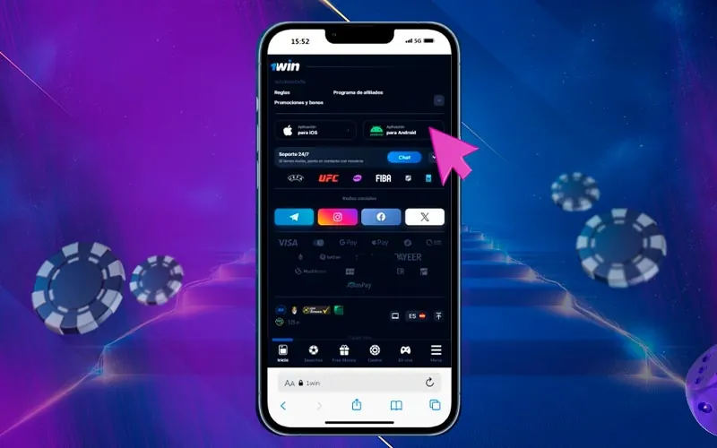Haga clic en el bot&oacute;n con el logotipo