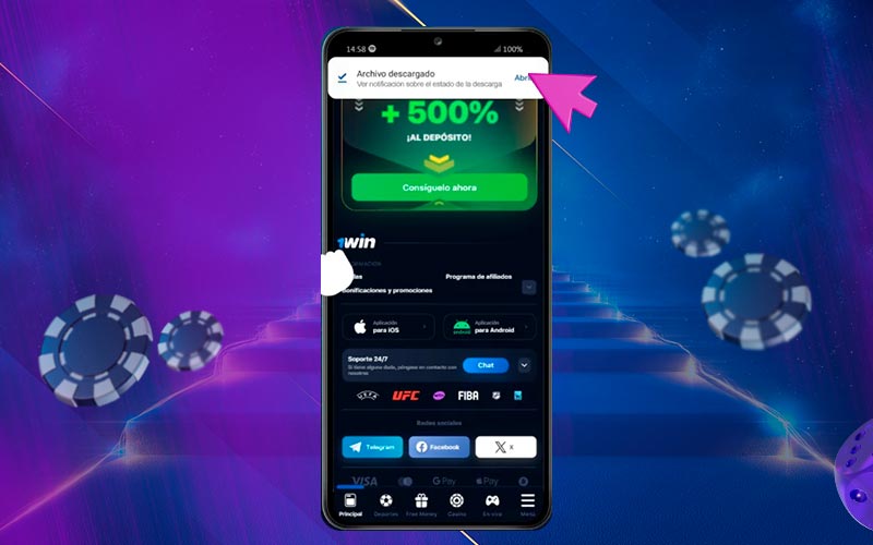 Descarga la aplicación en tu teléfono