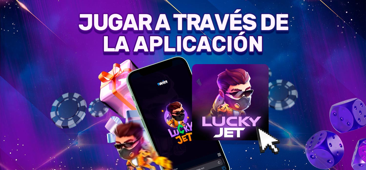 Juega a través de la aplicación descargada