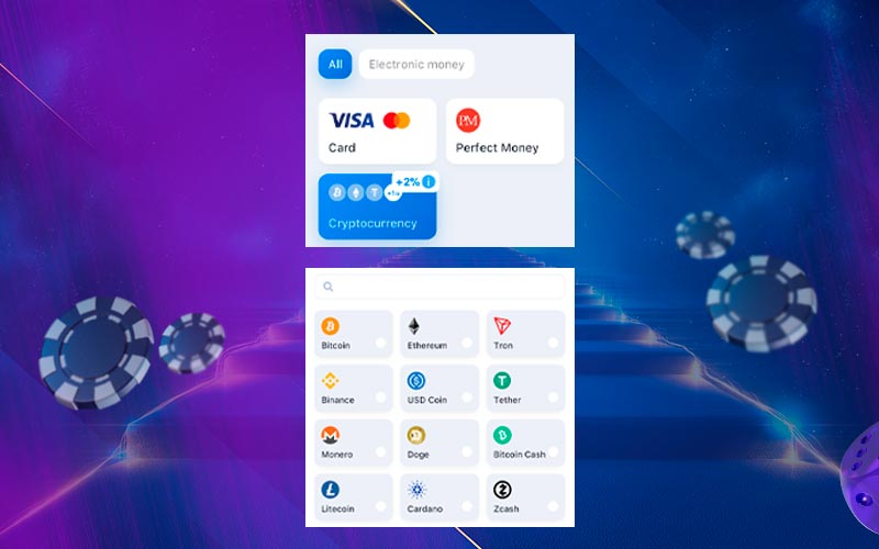 Seleccione su método de pago preferido